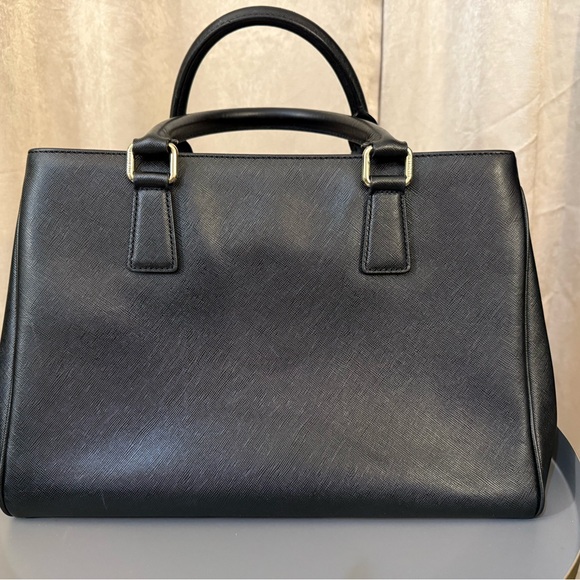 Metrocity medium saffiano top handle 2 way bag. Top handle and should strap. - Picture 3 of 8